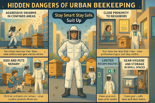 The Hidden Dangers of Urban Beekeeping (and How to Stay Safe)