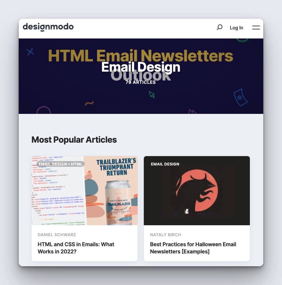 Designmodo Email Design Blog