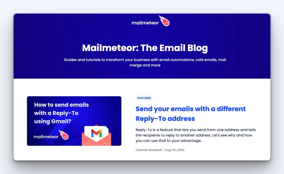 Mailmeteor Email Automation Blog