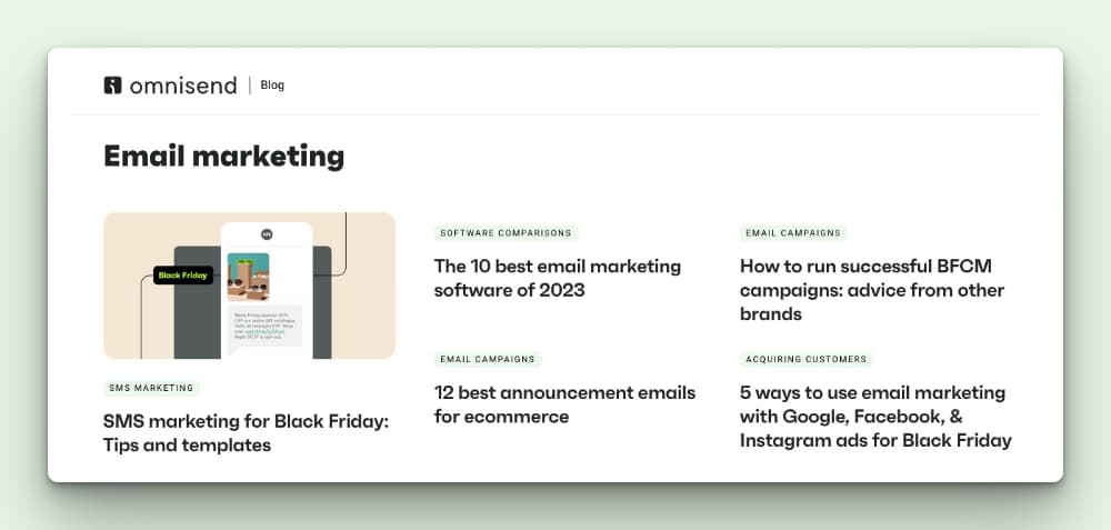 Omnisend Email Marketing Blog